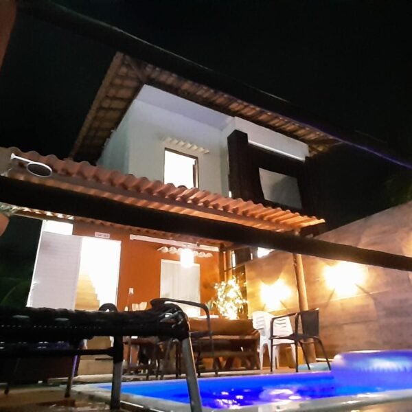 Fachada do chalé
